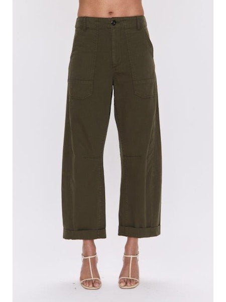 Pistola Tori Bowed Utility Pant- Sequoia - sanitystyle