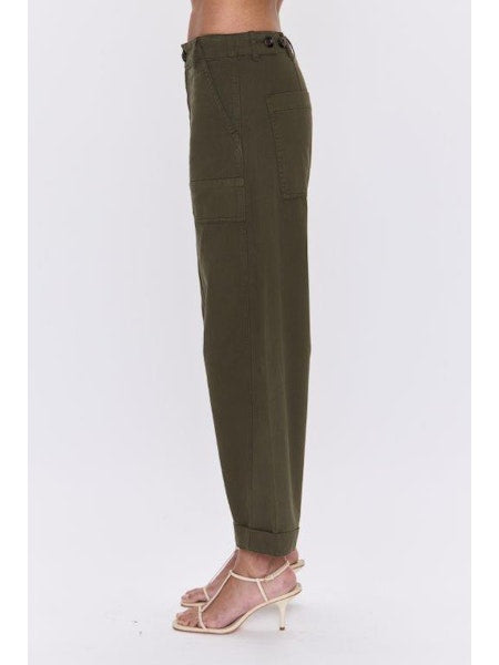 Pistola Tori Bowed Utility Pant- Sequoia - sanitystyle