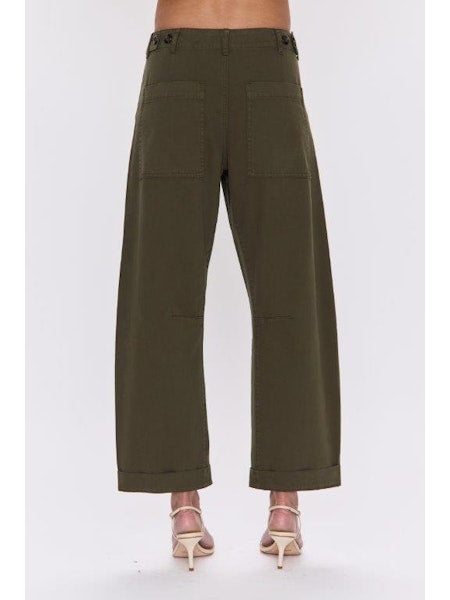 Pistola Tori Bowed Utility Pant- Sequoia - sanitystyle