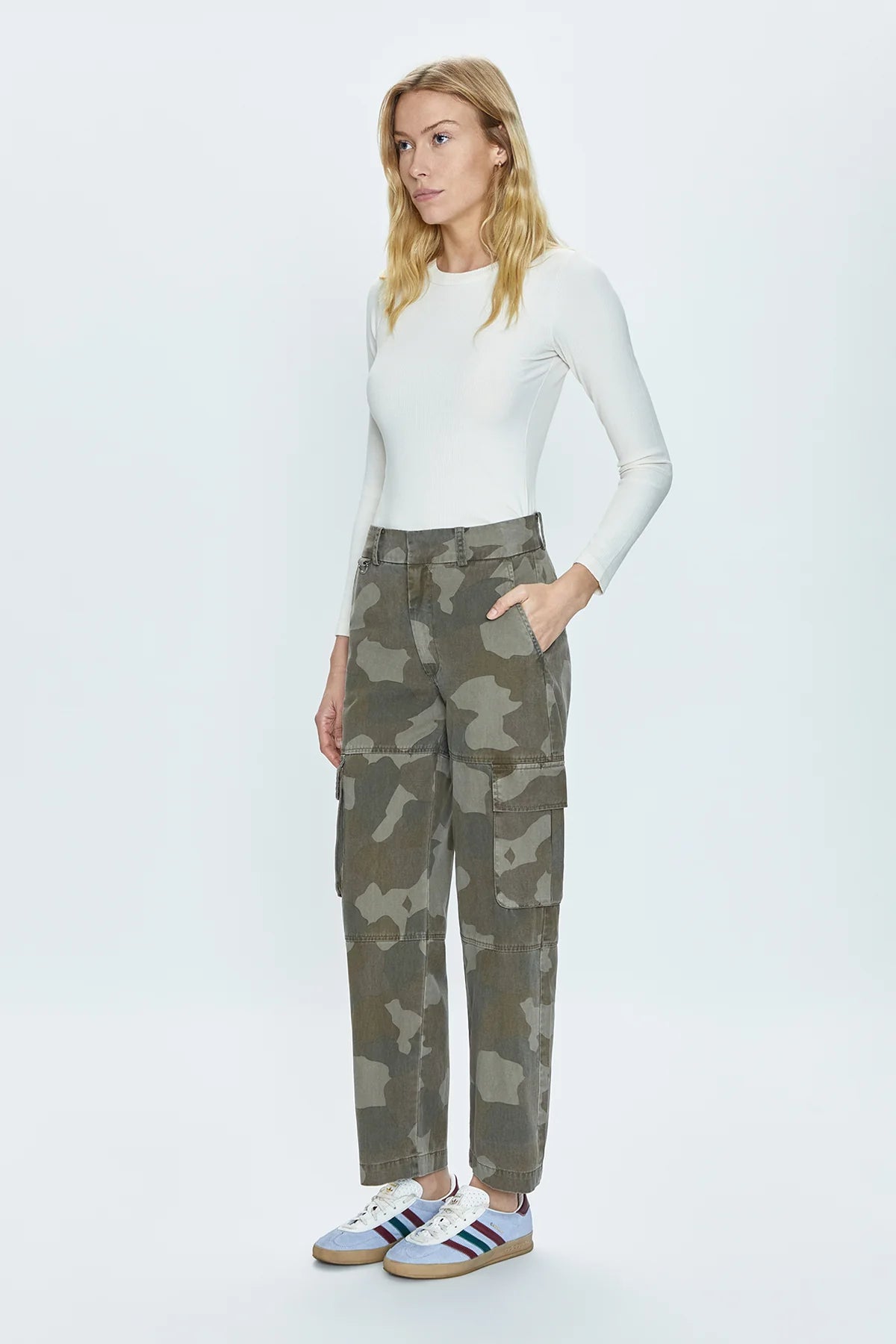 Pistola Addie High Rise Trouser in Camo