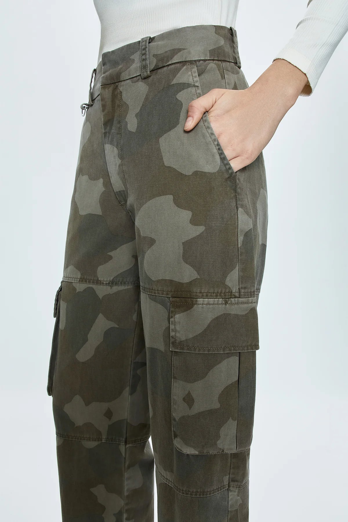 Pistola Addie High Rise Trouser in Camo