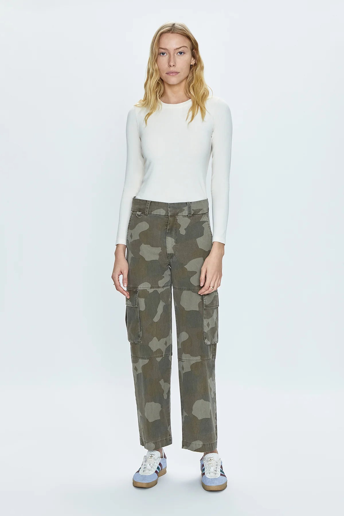 Pistola Addie High Rise Trouser in Camo