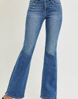 Nina Mid Rise Flare Jeans