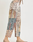 Earth Block Barrel Jean