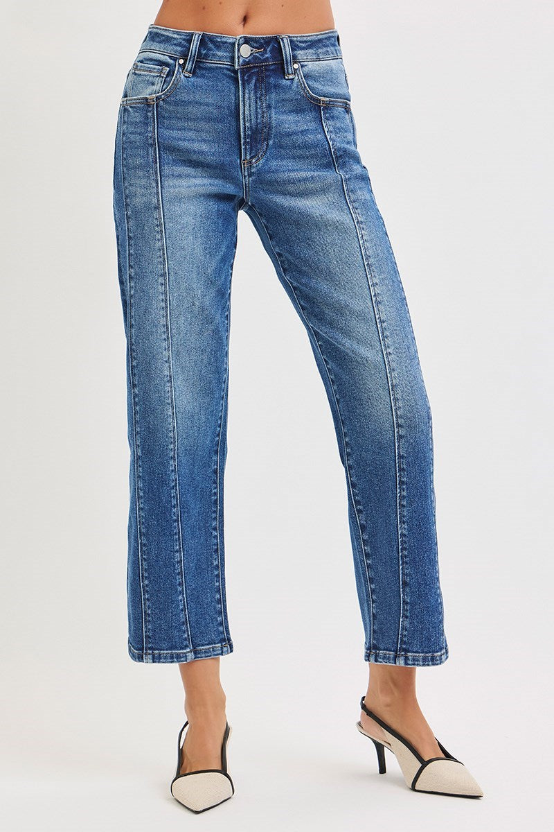 Riley Crop Straight Jean