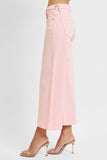 Lina Wide Leg Jean in Pink