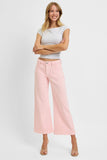 Lina Wide Leg Jean in Pink