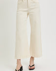 Airy Crop Ivory Jean