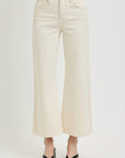 Airy Crop Ivory Jean