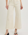 Airy Crop Ivory Jean