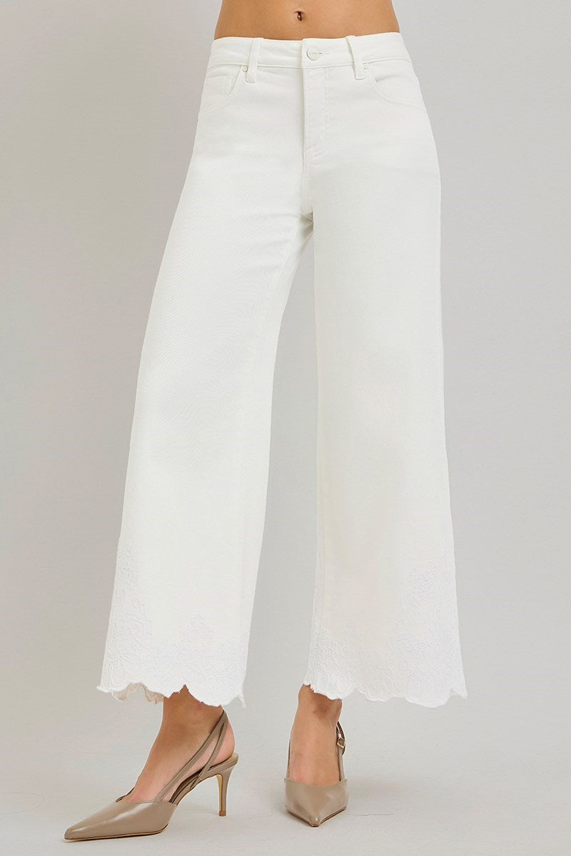 Francesca Embroidered Jean