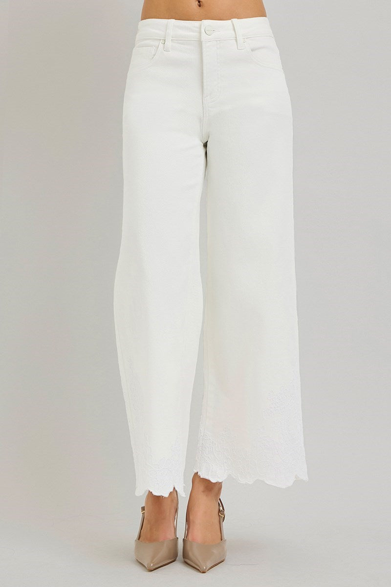 Francesca Embroidered Jean