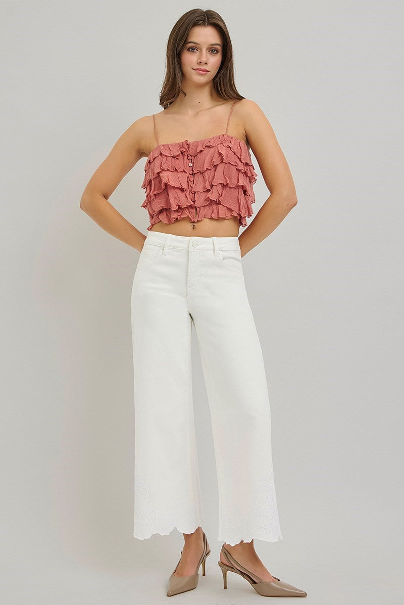 Francesca Embroidered Jean