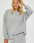 Thea Step Hem Sweatshirt
