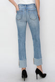 Rayne Cuffed Straight Jean