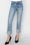 Rayne Cuffed Straight Jean