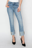 Rayne Cuffed Straight Jean