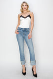 Rayne Cuffed Straight Jean