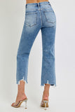 Noah Cropped Distressed Flare