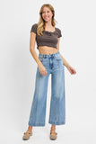 Marissa Seamed Wide Leg Jean Light