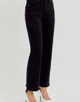 The Florence Crop- Black