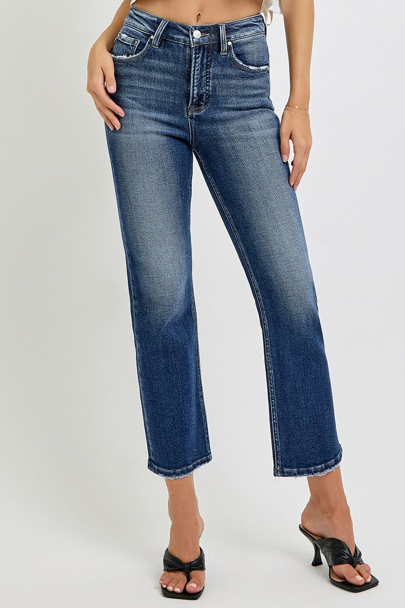 Heidi High Rise Crop Jeans – SANITY