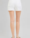 Elise High Rise Embroidered Shorts