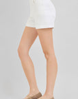 Elise High Rise Embroidered Shorts