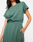 Garcelle Seamed T-Shirt Dress