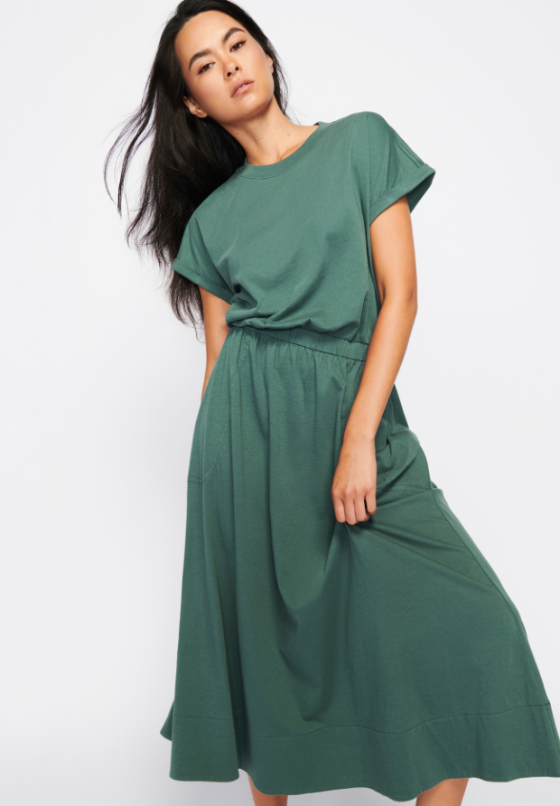 Garcelle Seamed T-Shirt Dress