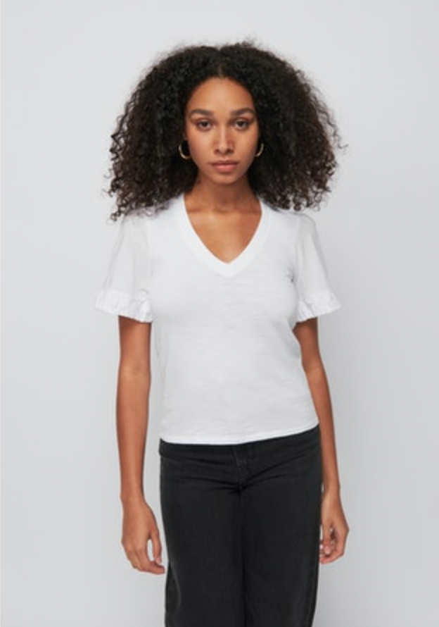 Sedona Tee W/ Poplin Elastic