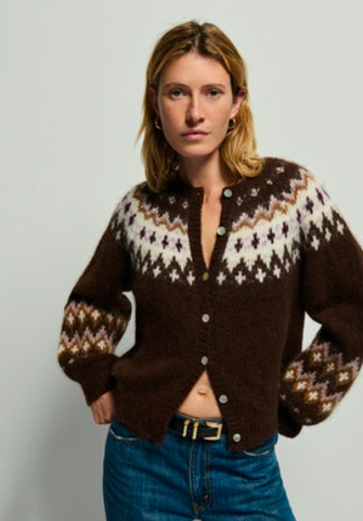 Nation Ltd Lula Fair Isle Cardigan