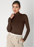 Kylie Seamless Mockneck Top