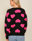 Love Struck Heart Sweater