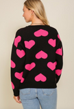 Love Struck Heart Sweater