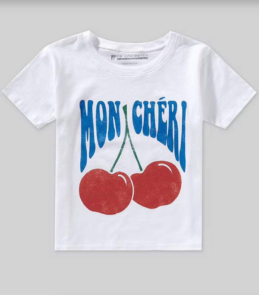 Prince Peter Mon Cheri Crop Tee
