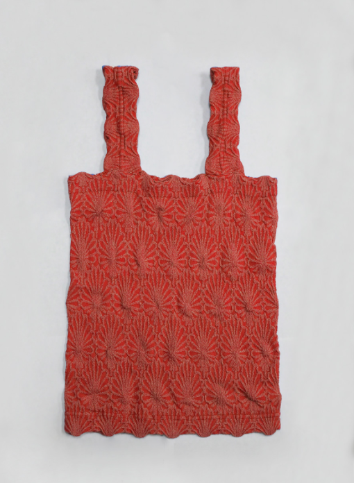 Lacey Textured Square Neck Tank