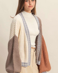 Annie Color Block Cardigan
