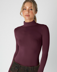 Kylie Seamless Mockneck Top