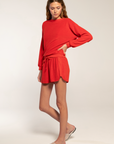 Mari Pullover- Cherry Red - sanitystyle