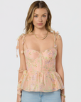 Halcyon Peplum Top