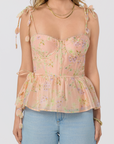 Halcyon Peplum Top