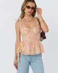 Halcyon Peplum Top