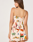 Alma Tie Front Top