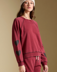 Kevvy Pullover Sweatshirt- Garnet