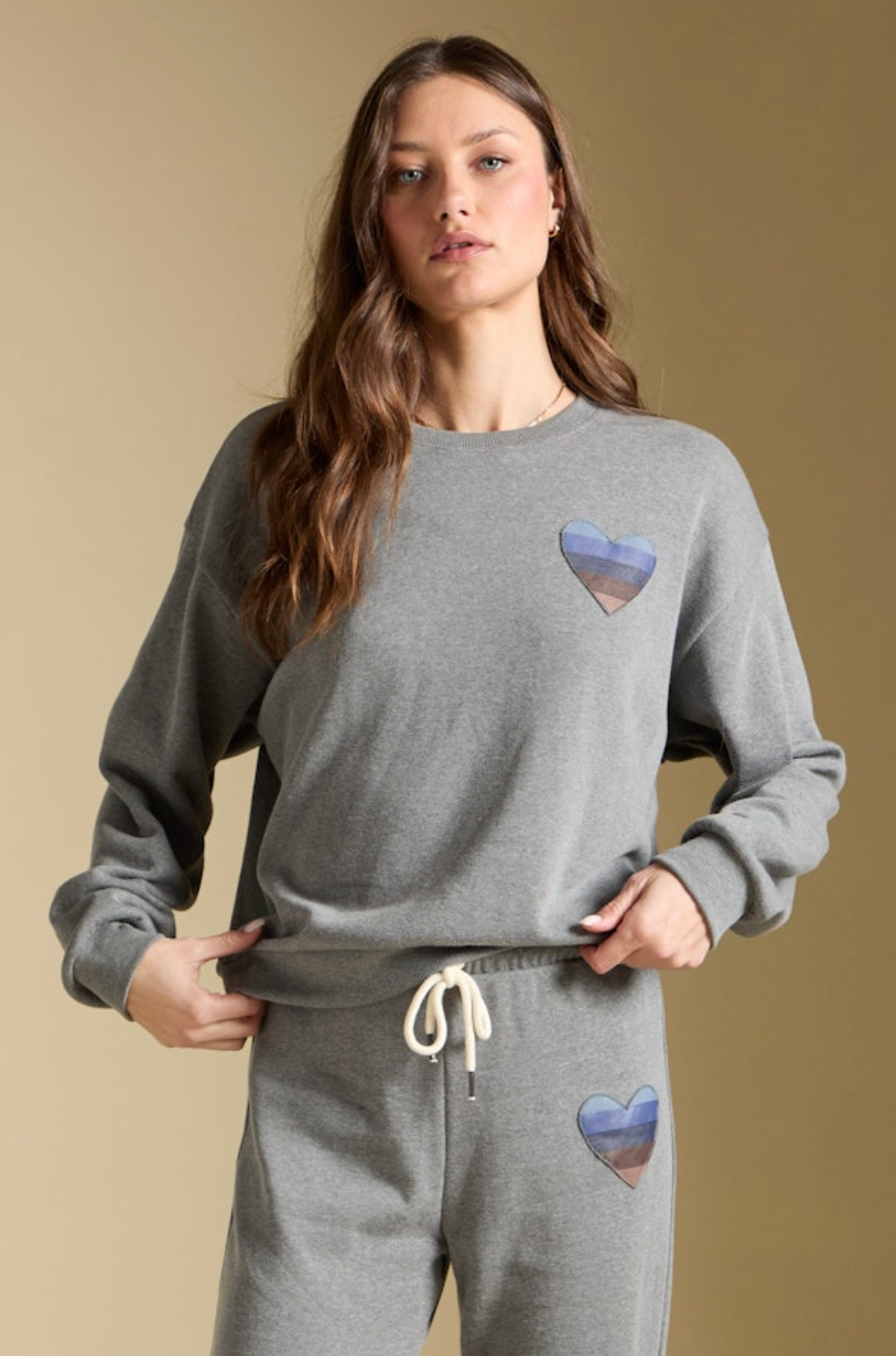 Perry Pullover Sweatshirt - Heather Grey