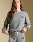 Perry Pullover Sweatshirt - Heather Grey