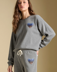 Perry Pullover Sweatshirt - Heather Grey