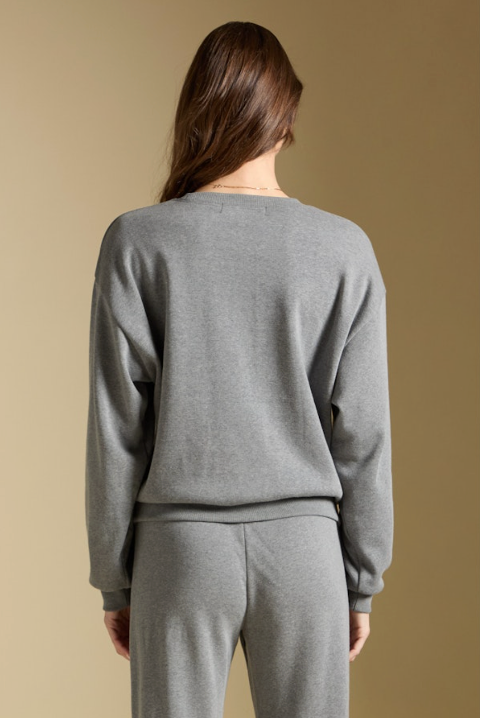 Perry Pullover Sweatshirt - Heather Grey