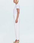 Pistola Beau Seamed Crescent Leg in Paper White